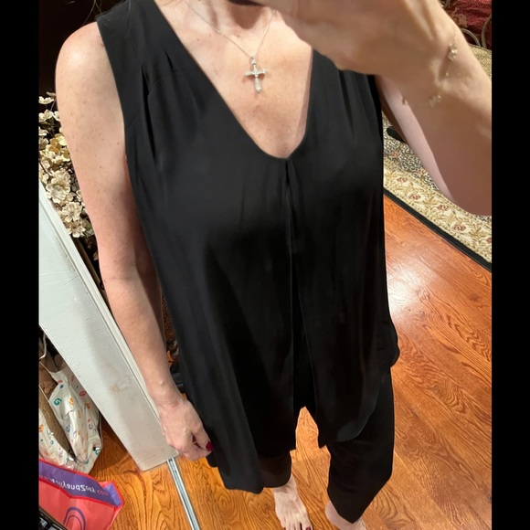 White House Black Market Asymmetrical Tank Style Top Size S - Picture 15 of 16